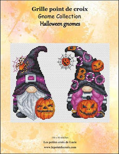 Halloween Gnomes - Grille point de croix