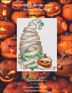 Mummy Gnome - Grille point de croix