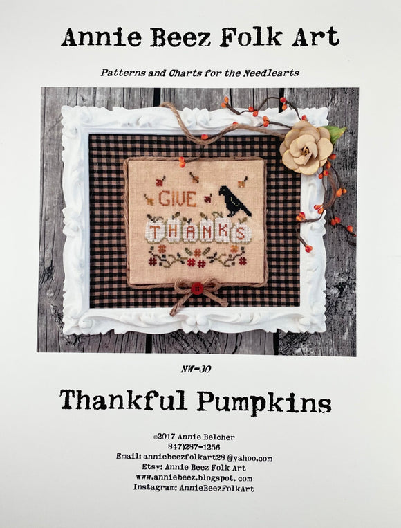 Thankful Pumpkins - Annie Beez Folk Ark