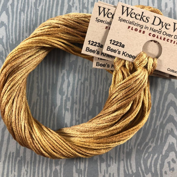 Bee's Knees Weeks Dye Works 6 Strand Hand-Dyed Embroidery Floss