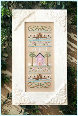 Sampler of the Month August - Country Cottage Needleworks