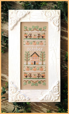 Sampler of the Month October - Country Cottage Needleworks