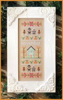 Sampler of the Month November - Country Cottage Needleworks