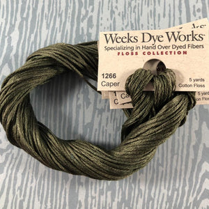 Caper Weeks Dye Works 6 Strand Hand-Dyed Embroidery Floss