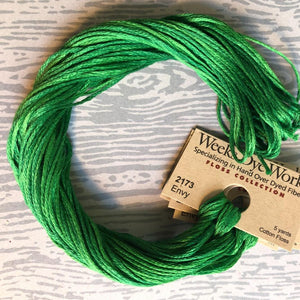 Envy Weeks Dye Works 6 Strand Hand-Dyed Embroidery Floss