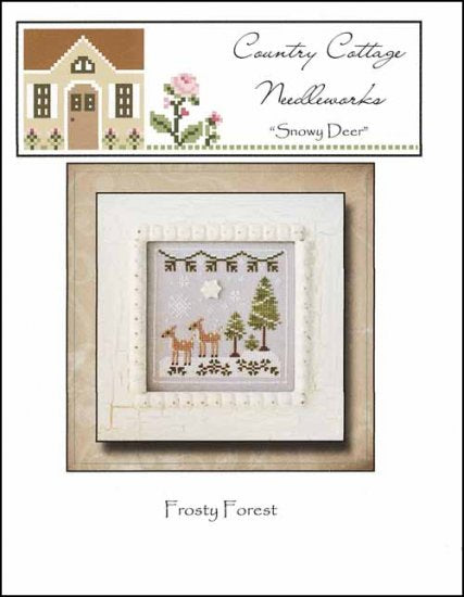 Frosty Forest: Snowy Deer - Country Cottage Needleworks