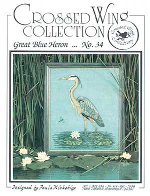 Great Blue Heron - Crossed Wing Collection
