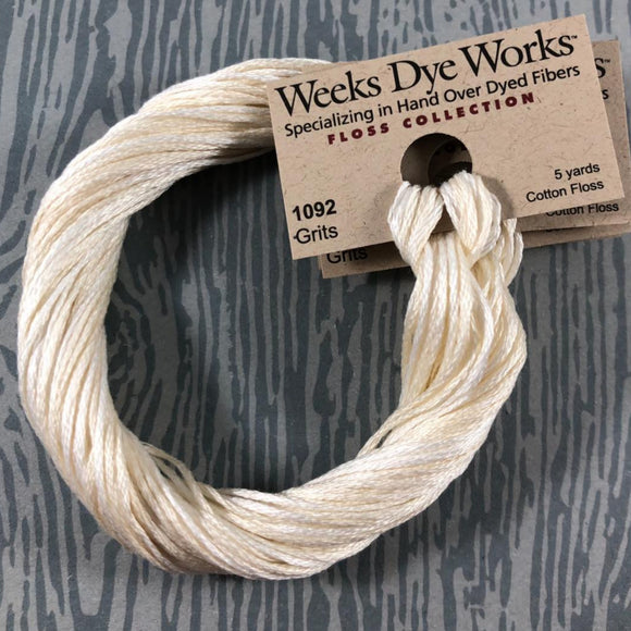 Grits Weeks Dye Works 6 Strand Hand-Dyed Embroidery Floss