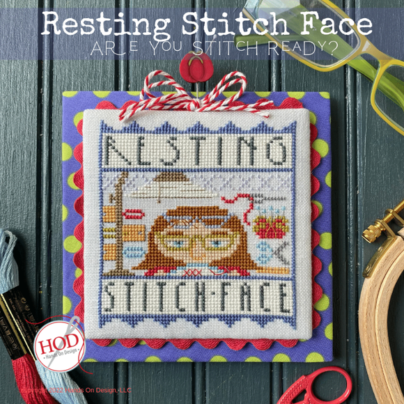 Resting Stitch Face - Hands on Design