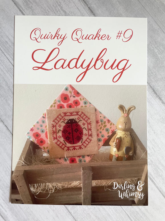 Quirky Quaker Ladybug - Darling & Whimsy