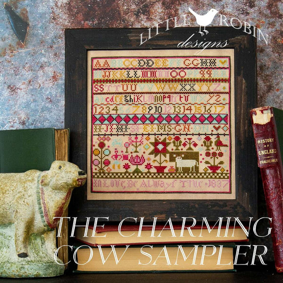 The Charming Cow Sampler - Little Robin Designs