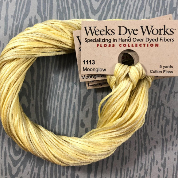 Moonglow Weeks Dye Works 6 Strand Hand-Dyed Embroidery Floss