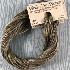 Pamlico Weeks Dye Works 6 Strand Hand-Dyed Embroidery Floss
