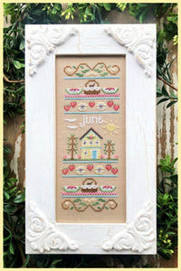 Sampler of the Month June - Country Cottage Needleworks