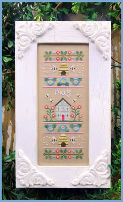 Sampler of the Month May - Country Cottage Needleworks