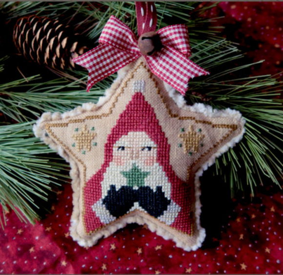 Santa Star Ornament - Teresa Kogut