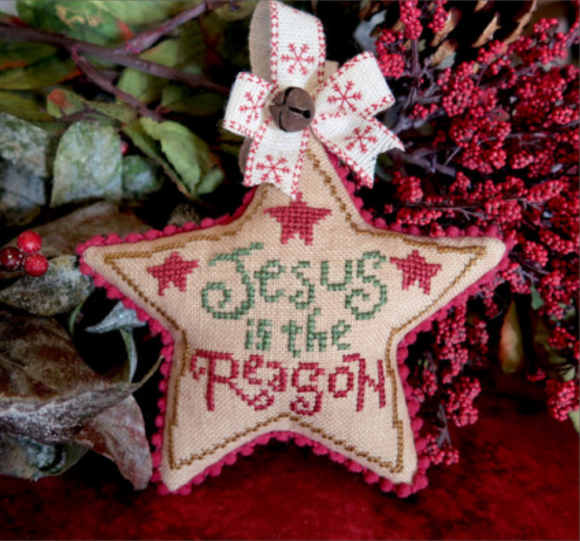 Jesus is the Reason Star Ornament - Teresa Kogut