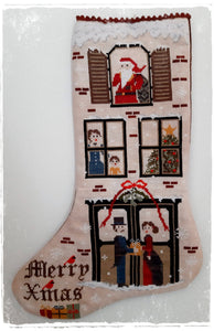 Vintage Christmas Stocking - Fairy Wool In The Wood