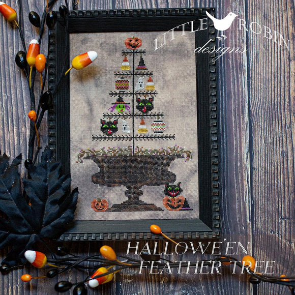 Halloween Feather Tree - Little Robin